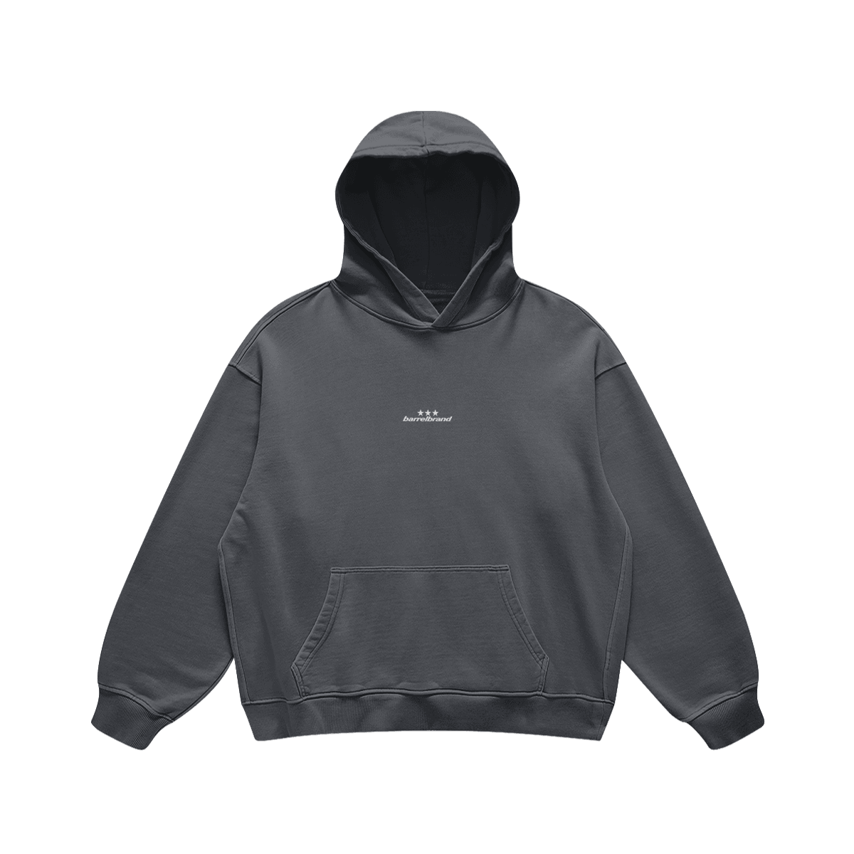 FREEFALL HOODIE CARBON GREY - Barrel Brand