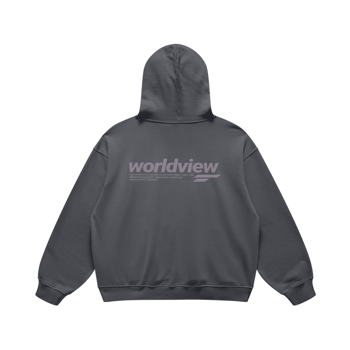 WORLDVIEW HOODIE CARBON GREY - Barrel Brand