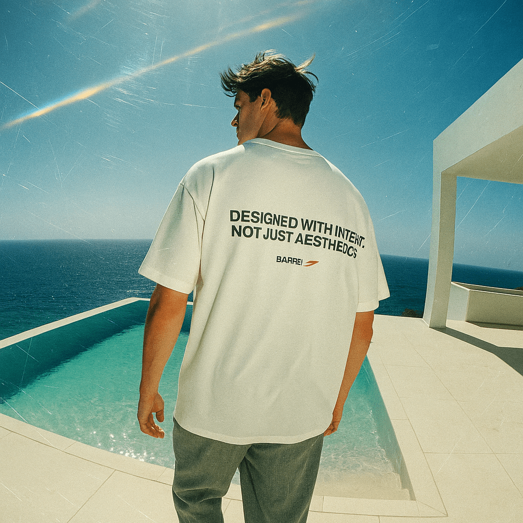 AESTHETICS TEE WHITE - Barrel Brand