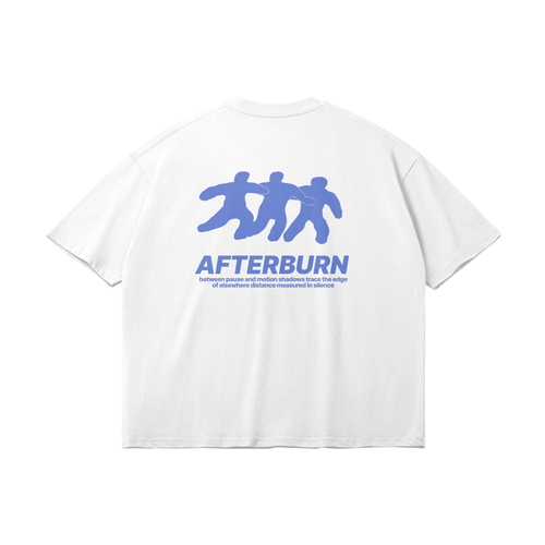 AFTERBURN TEE WHITE - Barrel Brand
