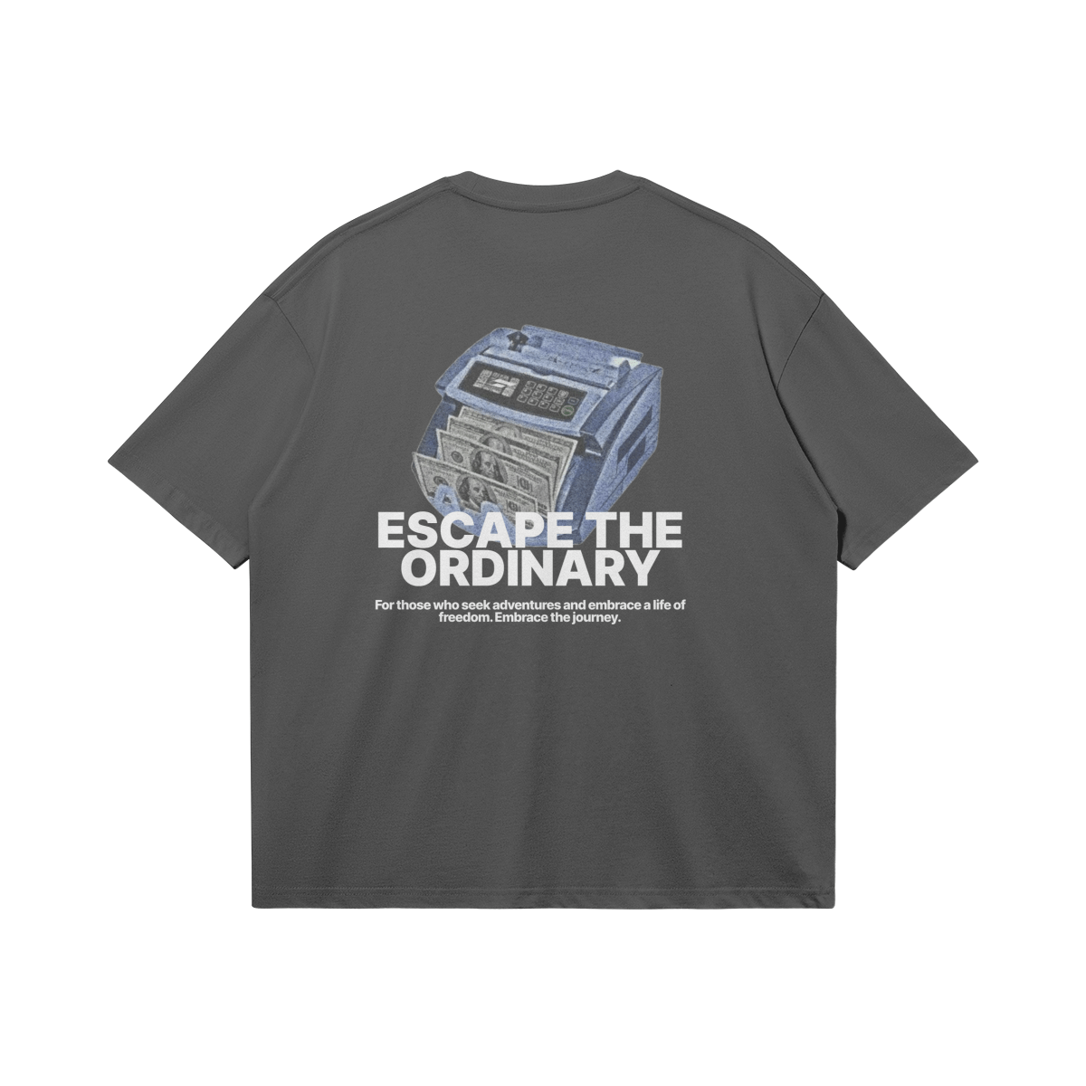 ESCAPE TEE SLATE GREY - Barrel Brand