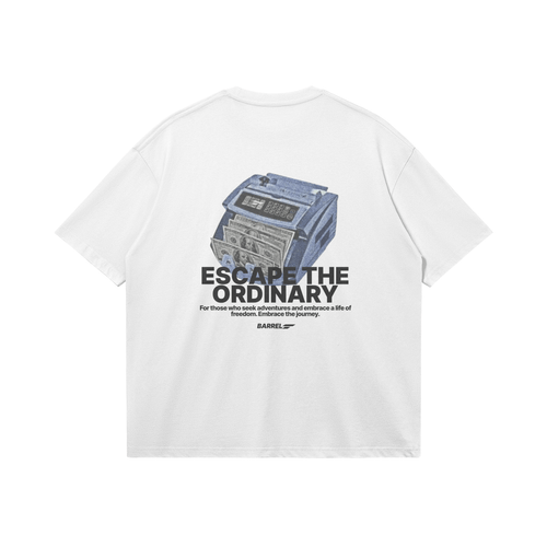 ESCAPE TEE WHITE - Barrel Brand