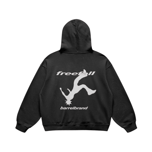 FREEFALL HOODIE BLACK - Barrel Brand