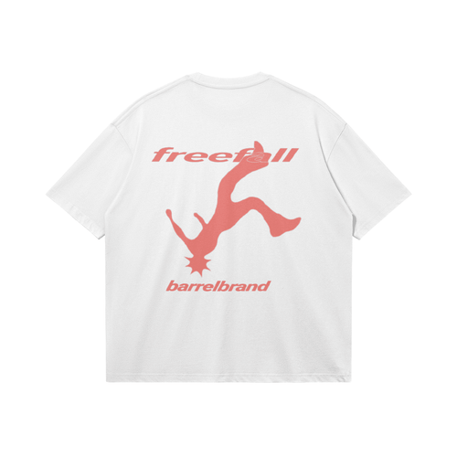 FREEFALL TEE WHITE - Barrel Brand