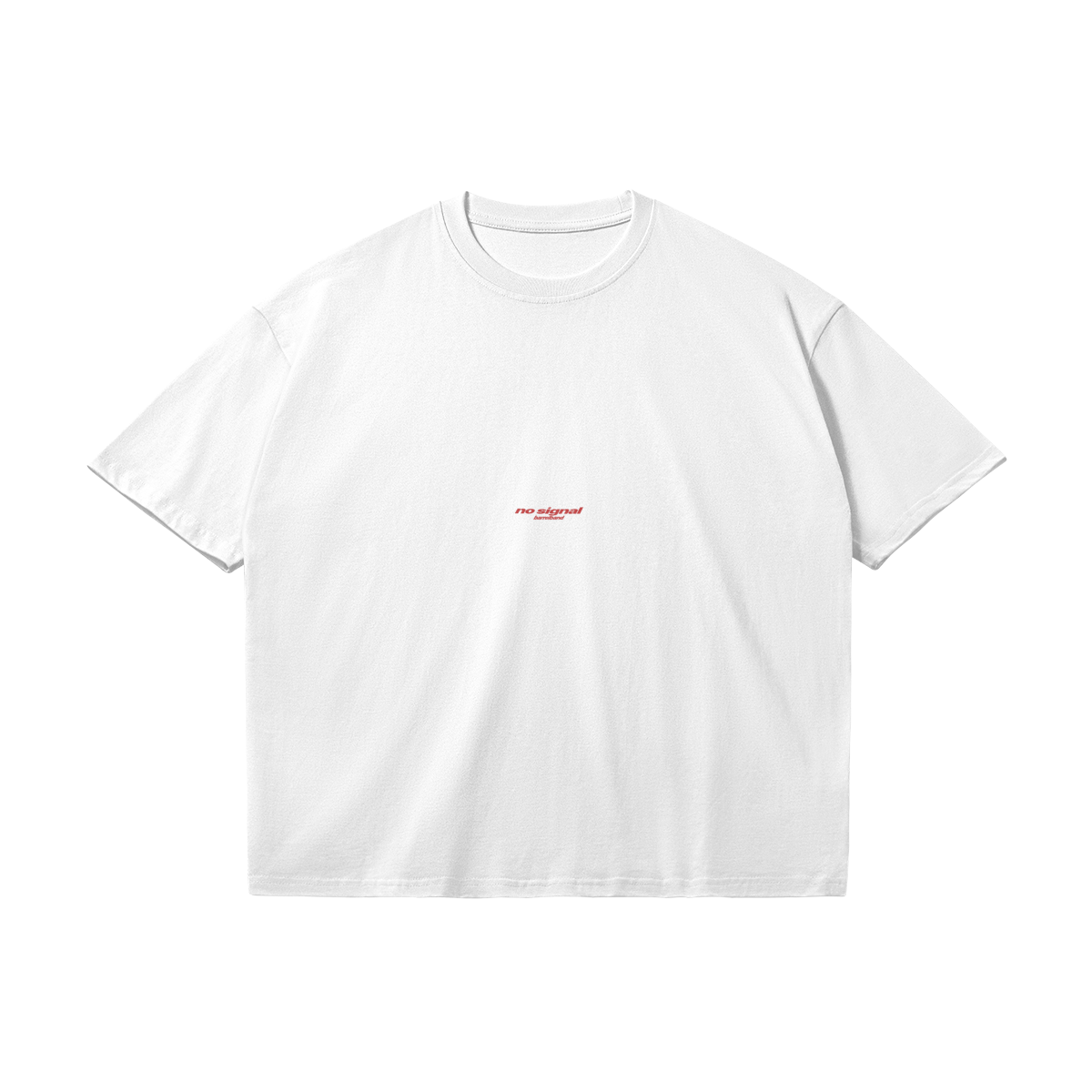 NO SIGNAL TEE WHITE - Barrel Brand