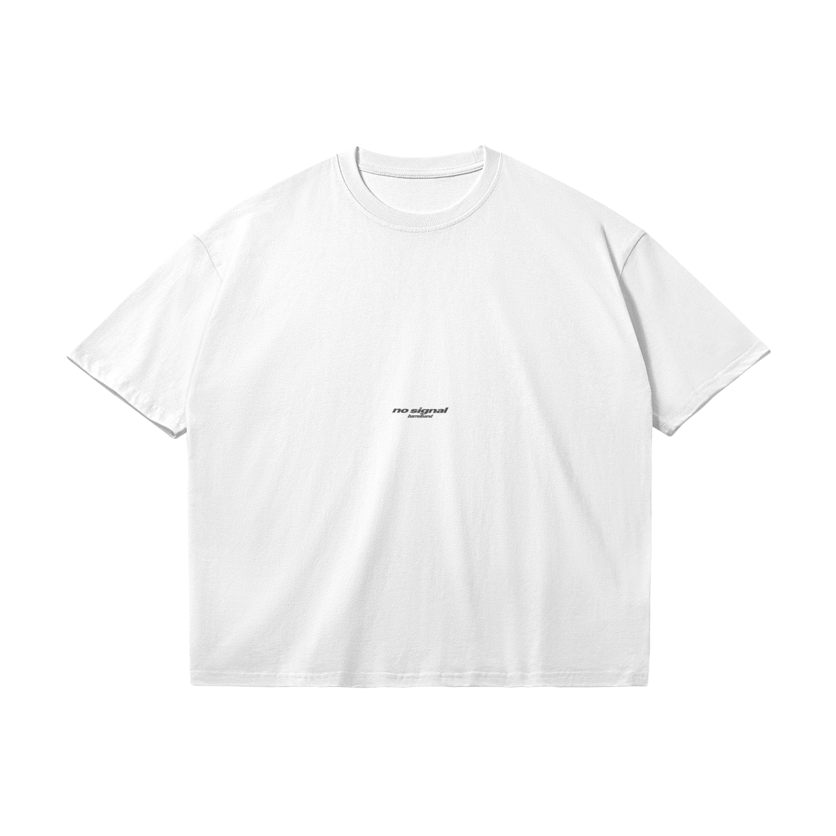 NO SIGNAL TEE WHITE - Barrel Brand