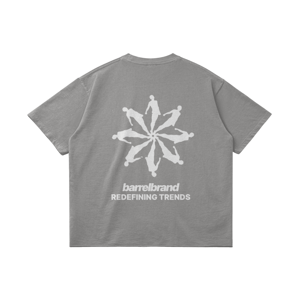 REDEFINING TEE HEATHER GREY - Barrel Brand
