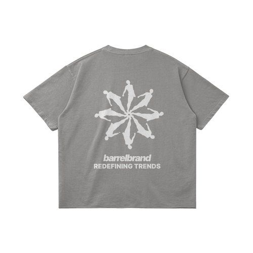 REDEFINING TEE HEATHER GREY - Barrel Brand