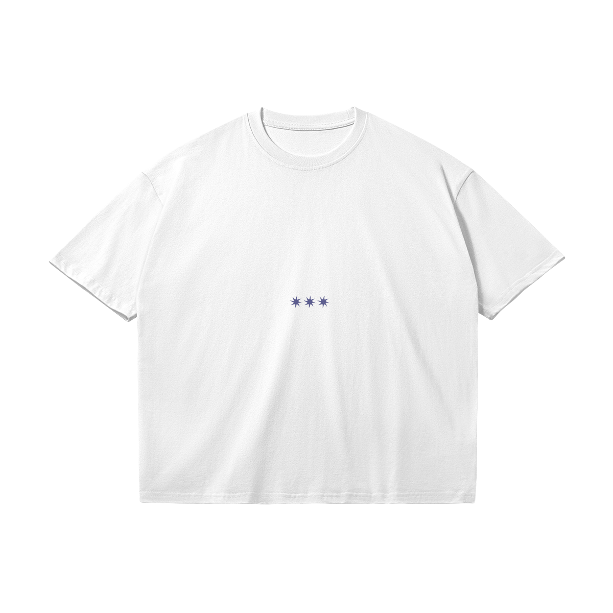 SUMMER TEE BLUE ON WHITE - Barrel Brand