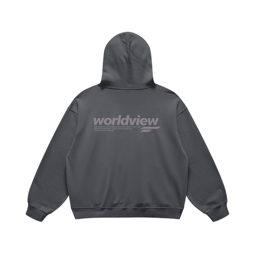 WORLDVIEW HOODIE CARBON GREY - Barrel Brand