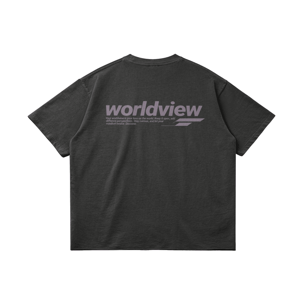 WORLDVIEW TEE SLATE GREY - Barrel Brand