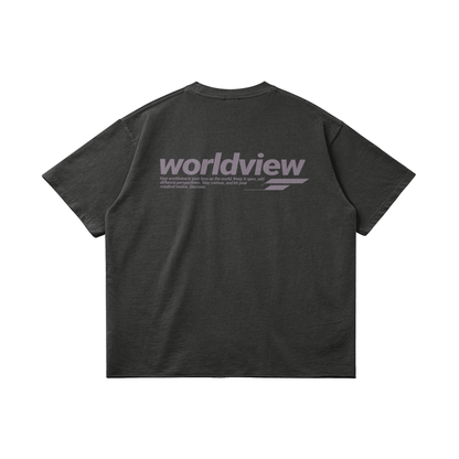 WORLDVIEW TEE SLATE GREY - Barrel Brand