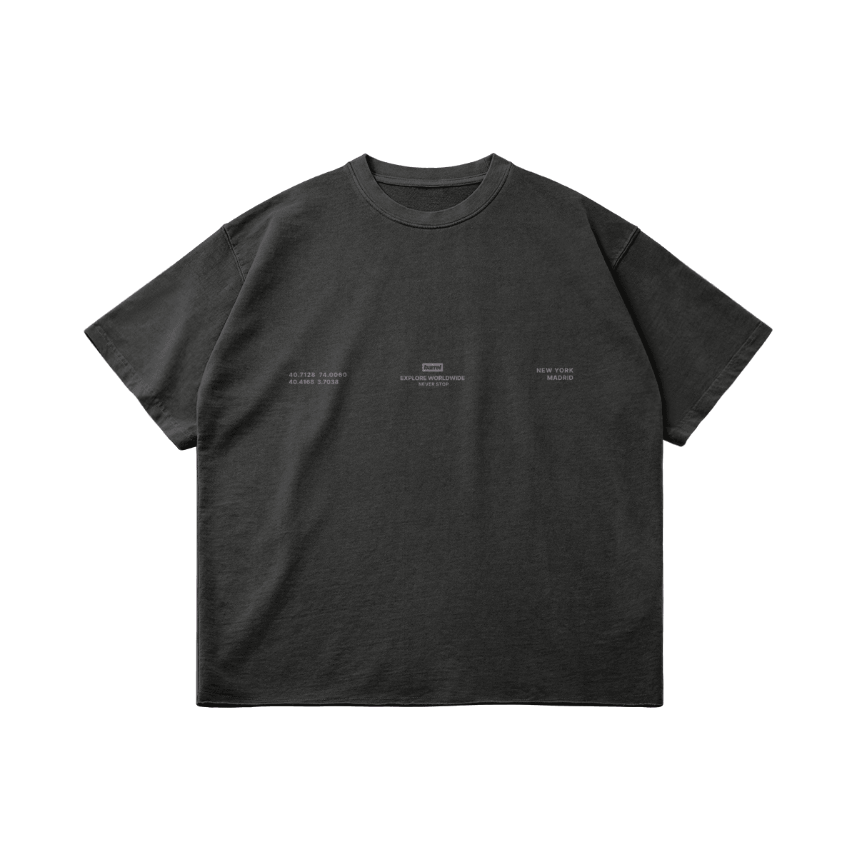 WORLDVIEW TEE SLATE GREY - Barrel Brand