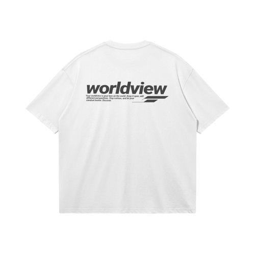 WORLDVIEW TEE WHITE - Barrel Brand